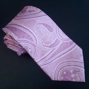 Countess Mara Pink on Pink Paisley Tie